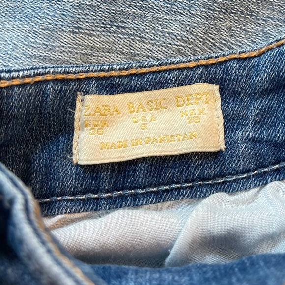 ZARA || Zippered Ankle Basic Denim - Picture 7 of 11